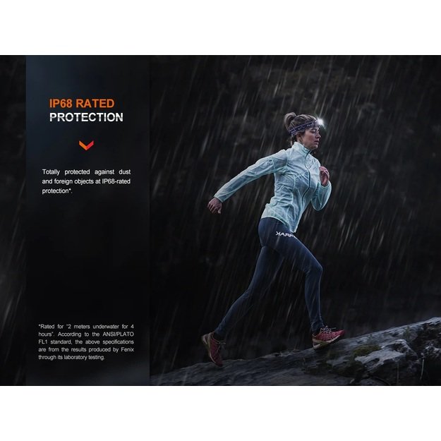 Fenix ​​HM65R-T V2.0 žibintuvėlis Dark Purple