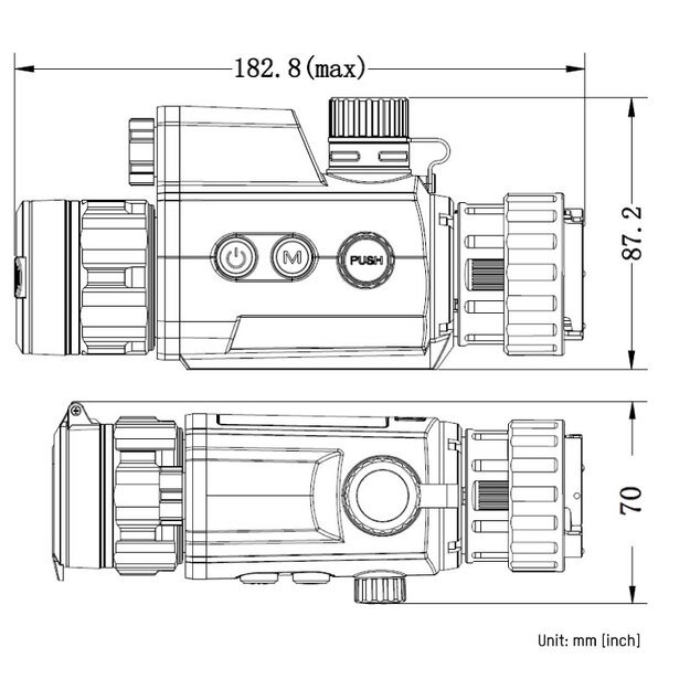 HIKMICRO Cheetah 850 nm naktinio matymo optinis taikiklis