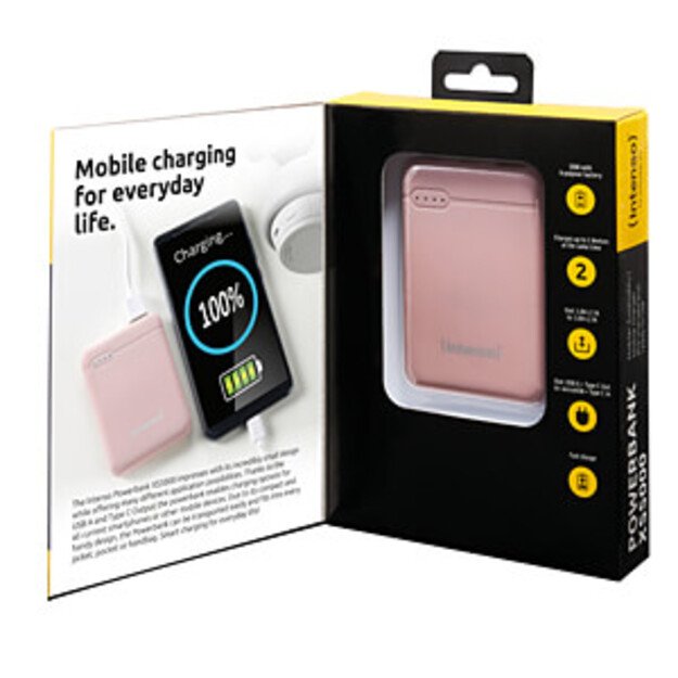 Intenso Powerbank USB XS5000mah Розовый 7313523