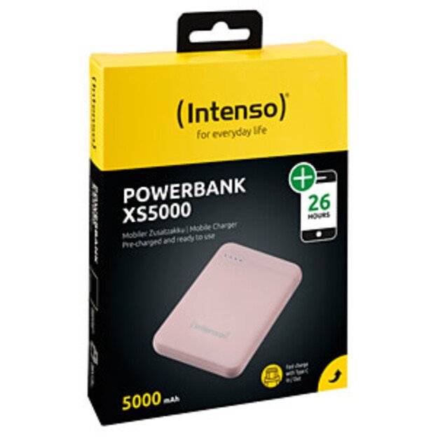 Intenso Powerbank USB XS5000mah Розовый 7313523