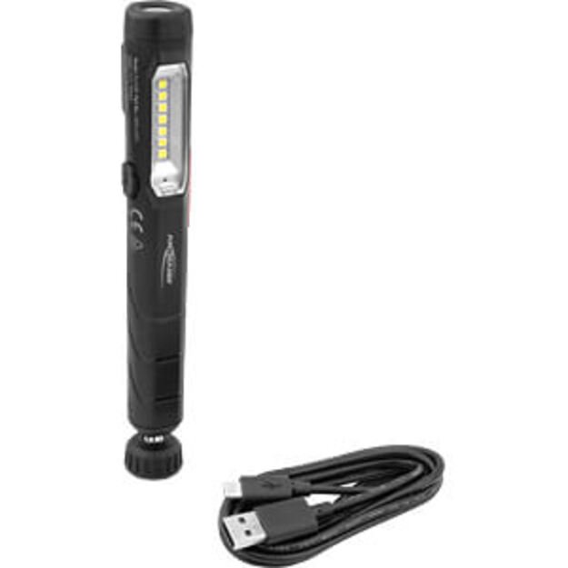 Ansmann įkraunamas žibintuvėlis LED, mikro-USB, Li-Ion, 210 lm, PL210R