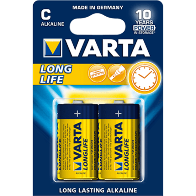 C baterija Varta Longlife LR14, 2 vnt.