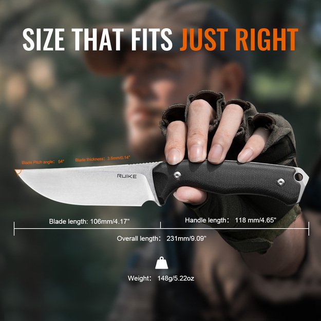 Ruike F186-MB fiksuotas peilis