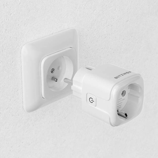 Išmanusis kištukinis lizdas Blitzwolf BW-SHP15, ZigBee, 3680W