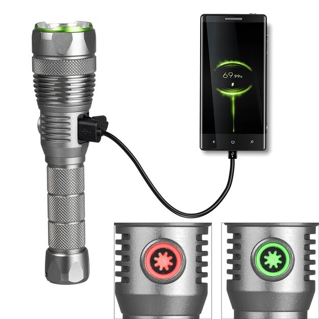 Vayox Pro Series Tactical Flashlight 3000lm IPX7 30W LED SMD VA0364