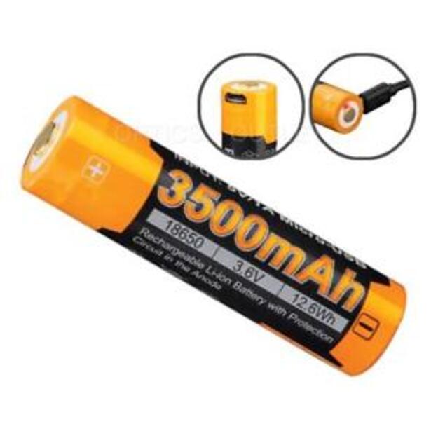 Fenix ARB-L18-3500U USB pakraunama 18650 baterija