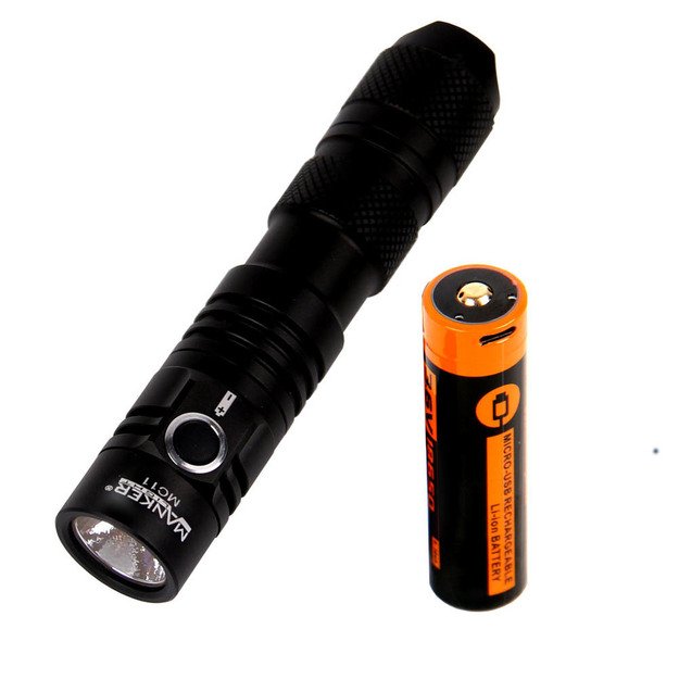 Manker MC11 žibintuvėlis, šaltai balta, komplektas