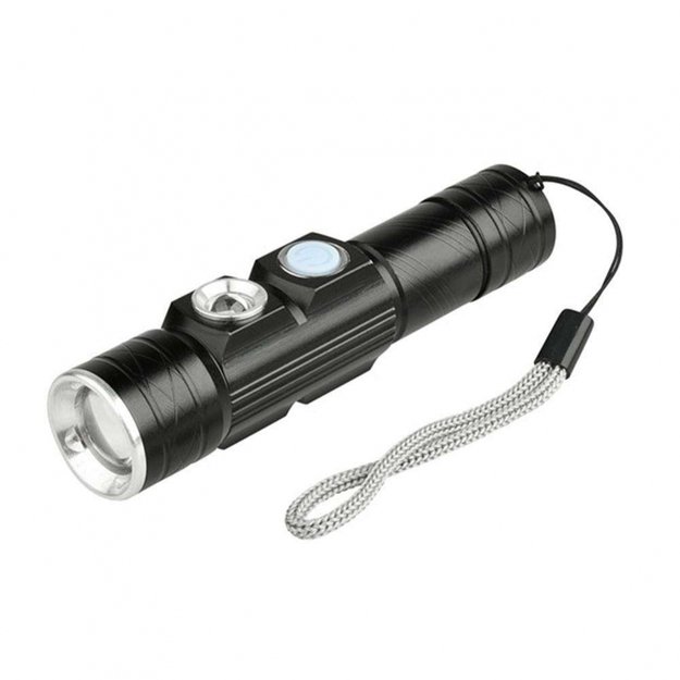 LED žibintuvėlis su UV šviesos diodu