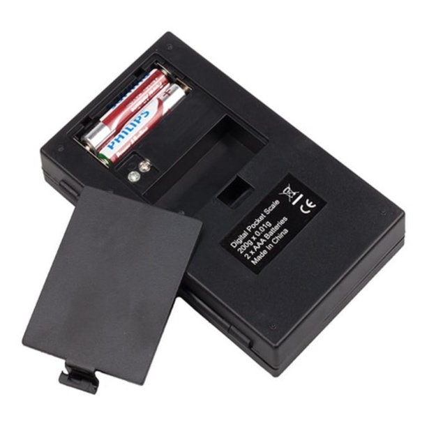 Elektroninės svarstyklės 0.01-200g 2xAAA