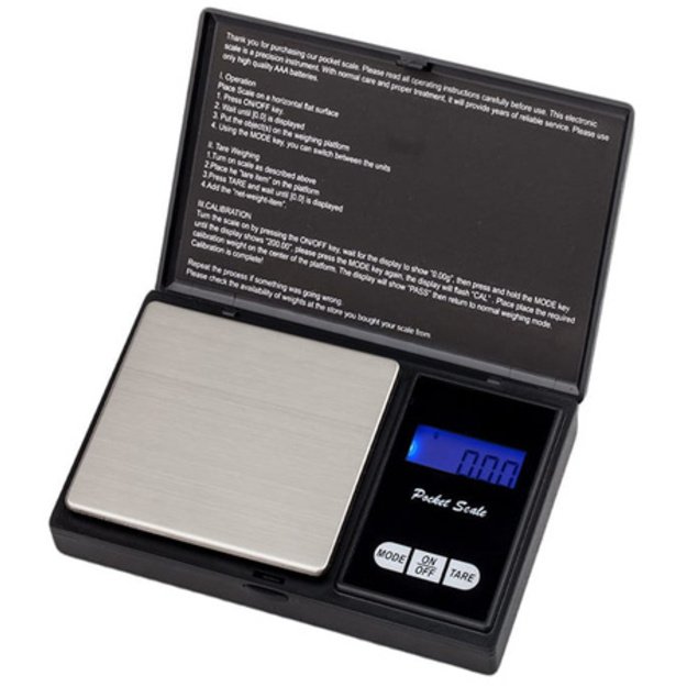 Elektroninės svarstyklės 0.01-200g 2xAAA