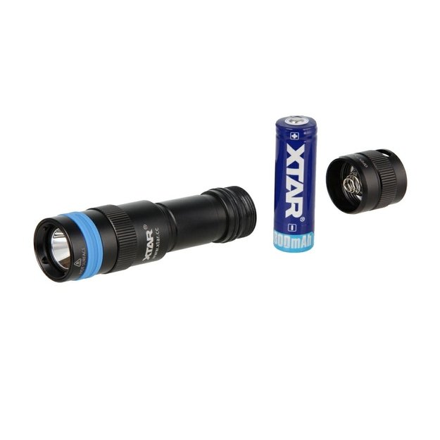XTAR D16 800lm Резервный фонарь для дайвинга и подводной охоты 