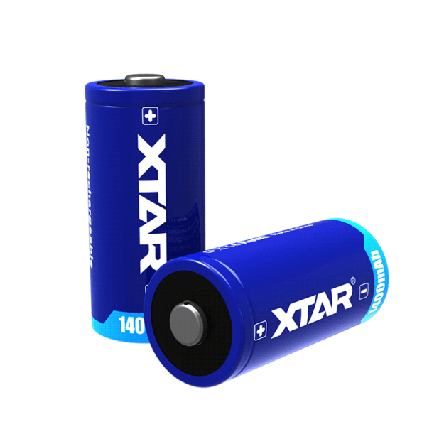 XTAR CR123A battery, 1400mAh