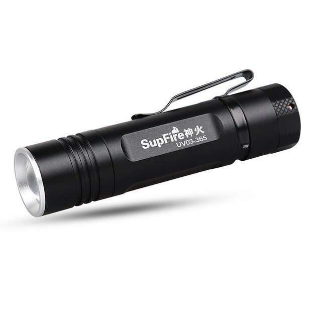 Supfire ultravioletinis žibintuvėlis 365nm UV03