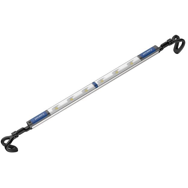 LED lempa darbui COB po mašinos variklio dangčiu, įkraunamas