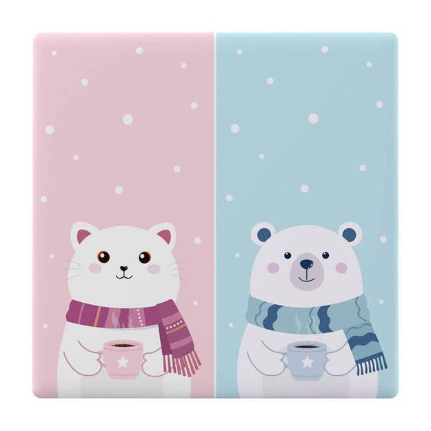 Декоративная крышка / крышка T5 SONOFF Cartoon 2C для сенсорного выключателя