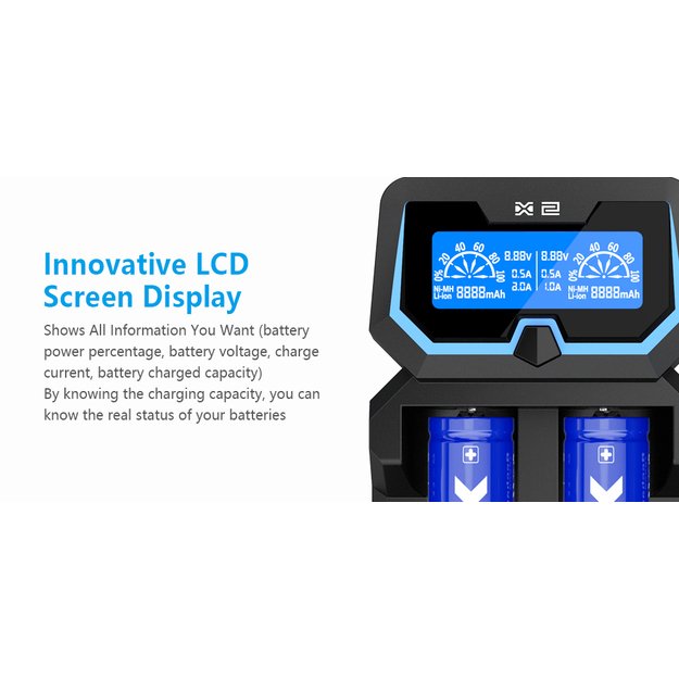 Зарядное устройство XTAR X2