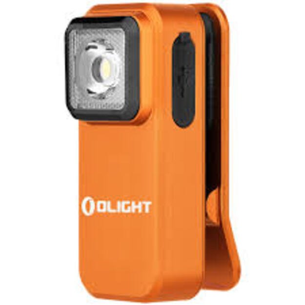 Olight Oclip įkraunamas žibintuvėlis 300lm Orange