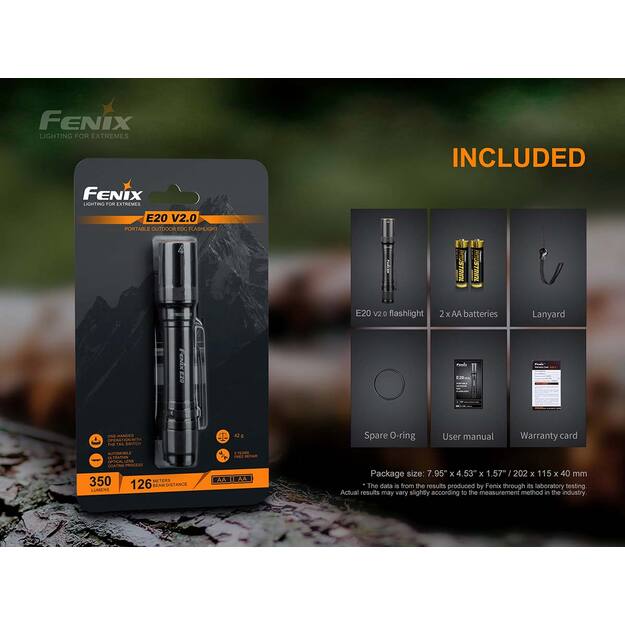 Фонарик Fenix E20 V2.0