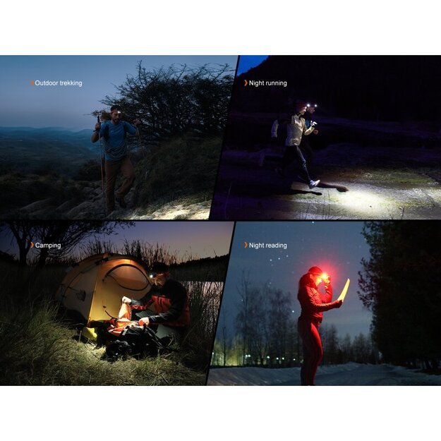 Fenix HL18R-T V2.0 LED žibintuvėlis, baltas