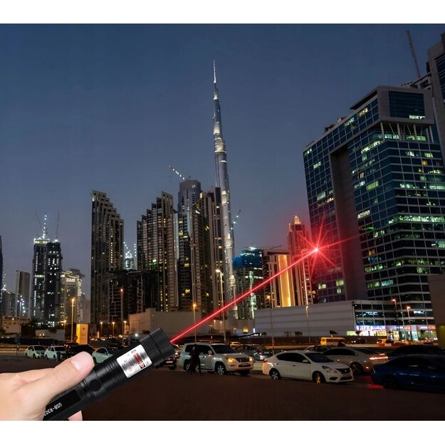 USB-лазер перезаряжаемый, красный с USB-зарядкой