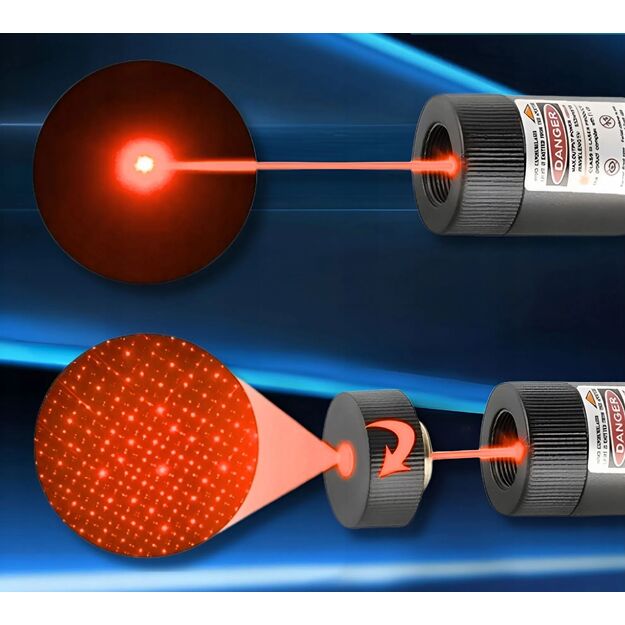 USB-лазер перезаряжаемый, красный с USB-зарядкой