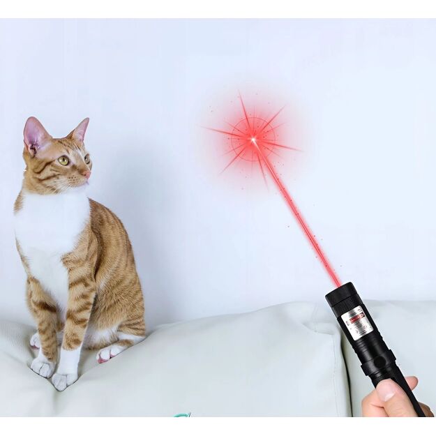 USB-лазер перезаряжаемый, красный с USB-зарядкой