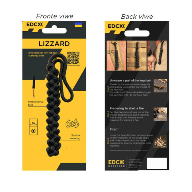 EDCX – Survival Pendant Lizzard Coyote Brown