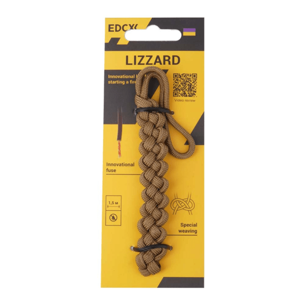 EDCX – Survival Pendant Lizzard Coyote Brown