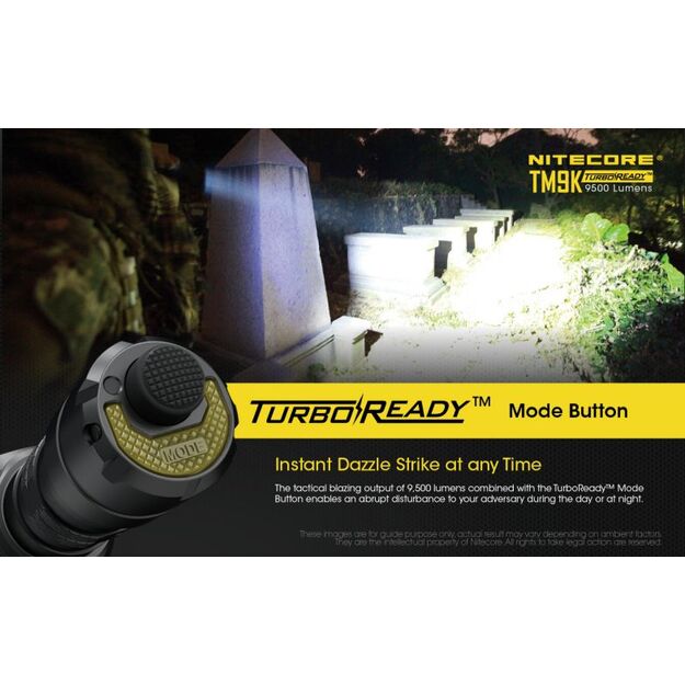 Nitecore TM9K - 9500lm flashlight