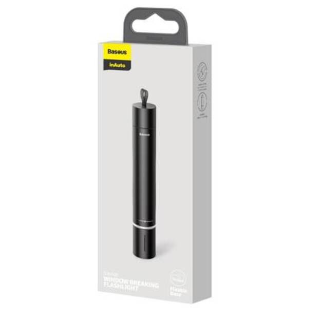 Žibintuvėlis su stiklo daužimo įrankiu Baseus Savior