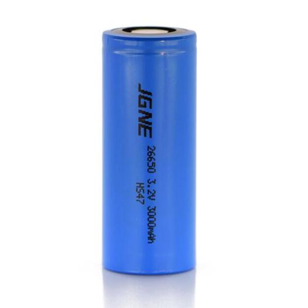 26650 3000mAh 30A Lifepo4, JGNE baterija