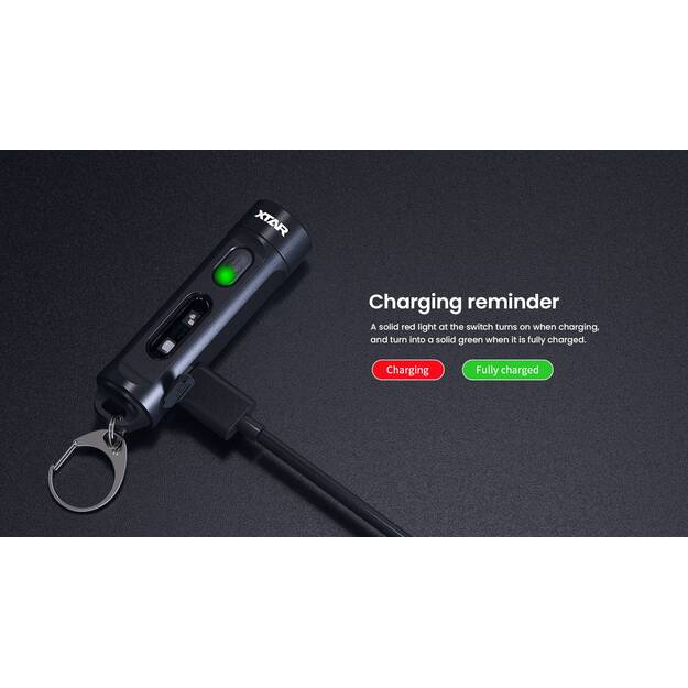 Перезаряжаемый светодиодный фонарик Xtar T1 с кольцом для ключей
