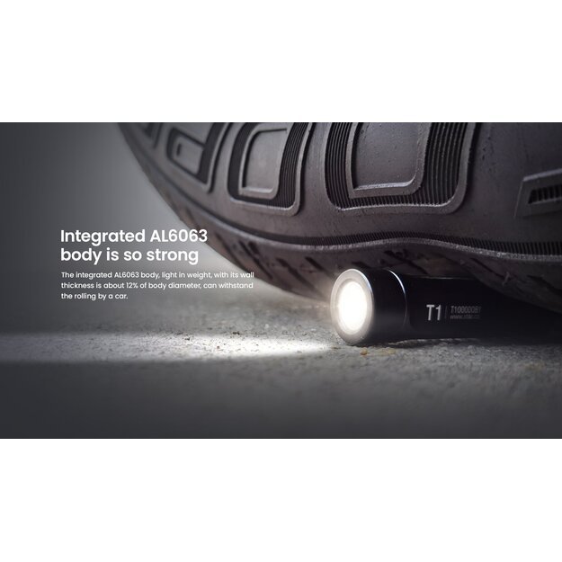 Перезаряжаемый светодиодный фонарик Xtar T1 с кольцом для ключей