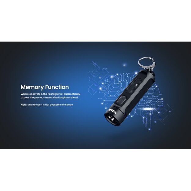 Перезаряжаемый светодиодный фонарик Xtar T1 с кольцом для ключей