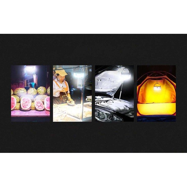 Stovyklavimo lempa Superfire T25, 400lm, USB