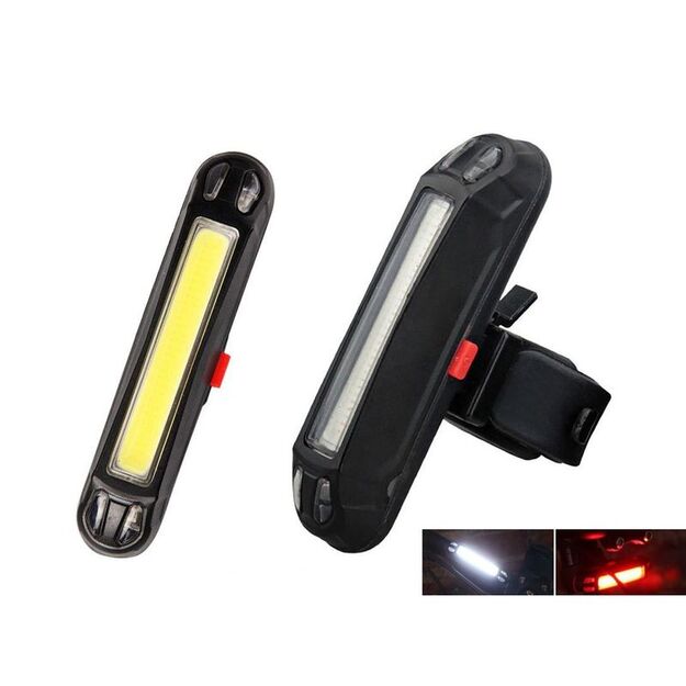 Rechargeable bicycle light 100lm 2W Entac
