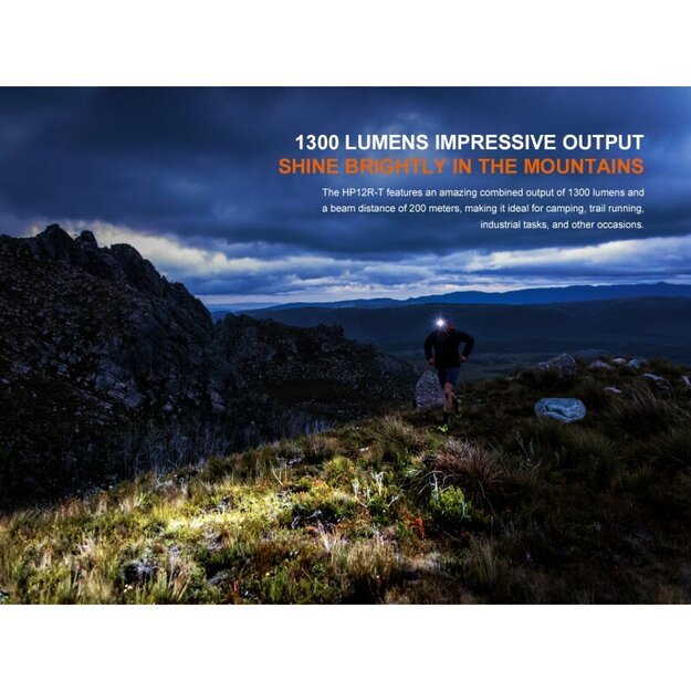 Fenix HP12R-T LED žibintuvėlis Raudonas