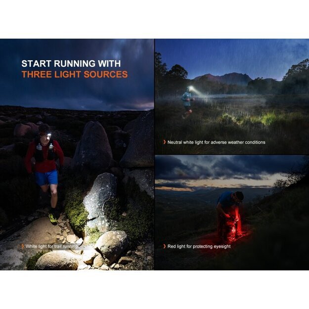 Fenix HP12R-T LED žibintuvėlis Raudonas