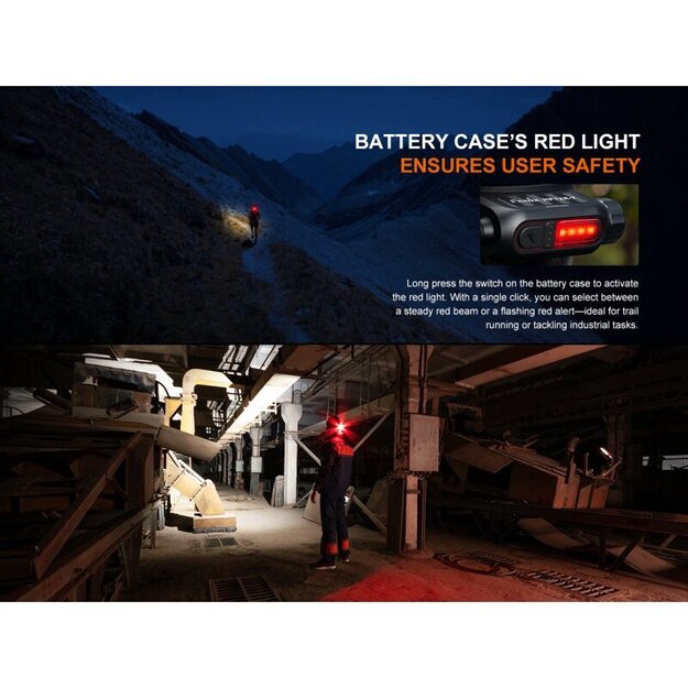 Fenix HP12R-T LED žibintuvėlis Raudonas