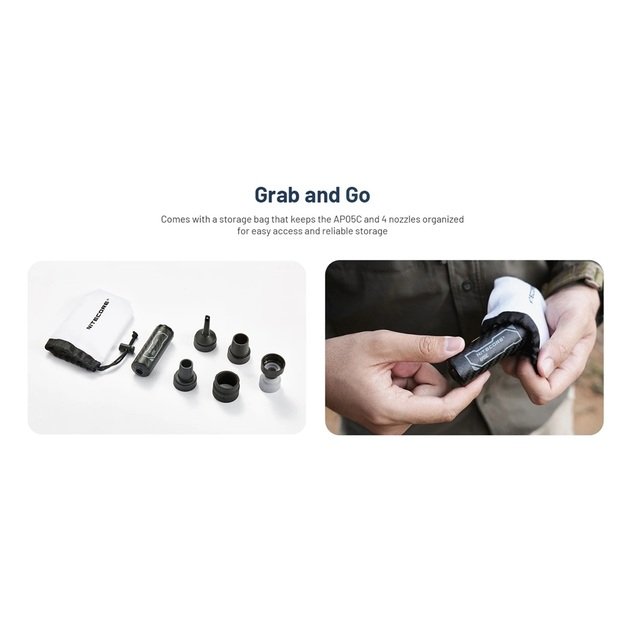 Nitecore AP05C mini pump