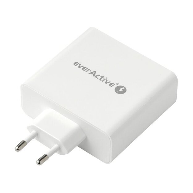 EverActive 5-20V USB-A ir USB-C PD 60,5W įkroviklis SC-500Q