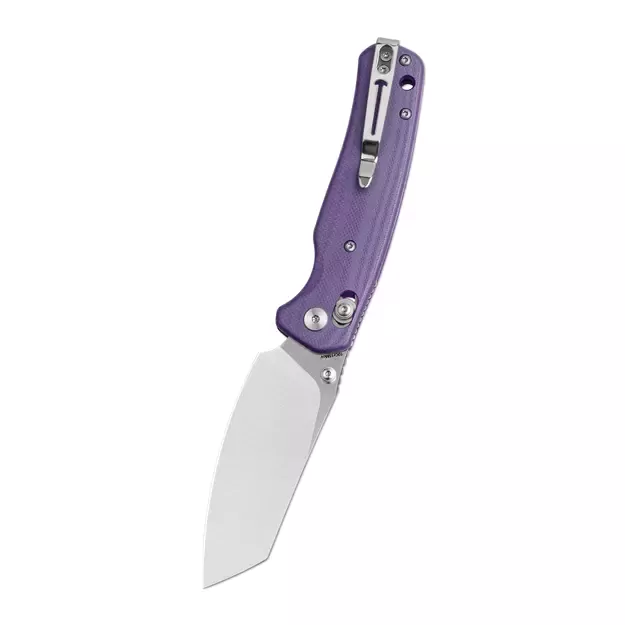Bestechman Cicada's Wing folding knife Purple G10, Satin 10Cr15MoV (BMK06M)