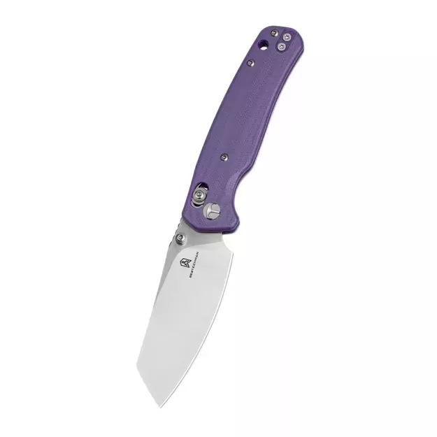 Bestechman Cicada's Wing folding knife Purple G10, Satin 10Cr15MoV (BMK06M)