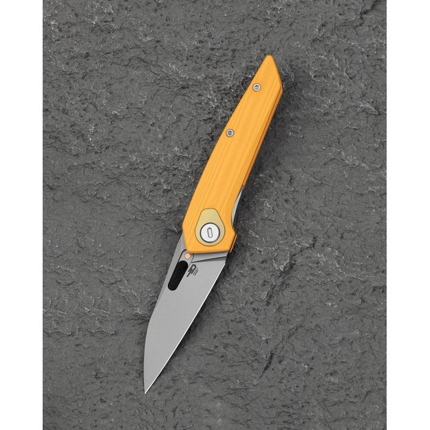 Bestech VK-Void G10 peilis Yellow G10, Bead Blasted MagnaCut by Vulpex Knives (BG63A)