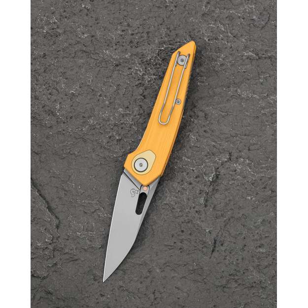 Bestech VK-Void G10 peilis Yellow G10, Bead Blasted MagnaCut by Vulpex Knives (BG63A)