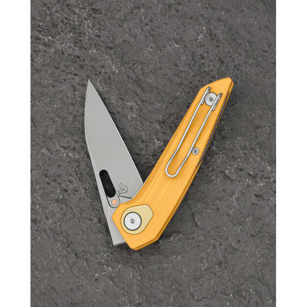 Bestech VK-Void G10 peilis Yellow G10, Bead Blasted MagnaCut by Vulpex Knives (BG63A)