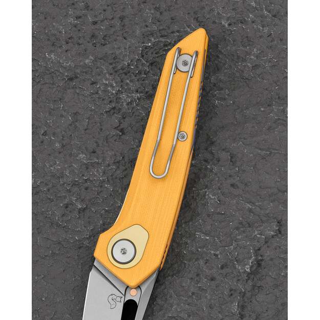 Bestech VK-Void G10 peilis Yellow G10, Bead Blasted MagnaCut by Vulpex Knives (BG63A)