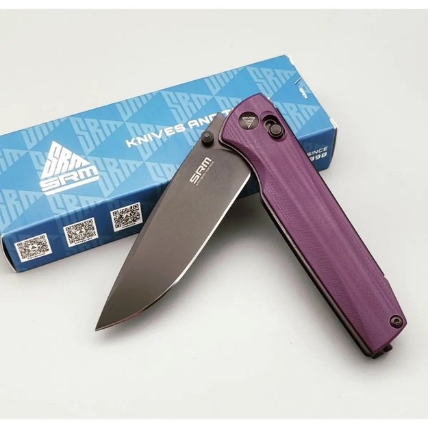 SRM 258L-GN folding knife