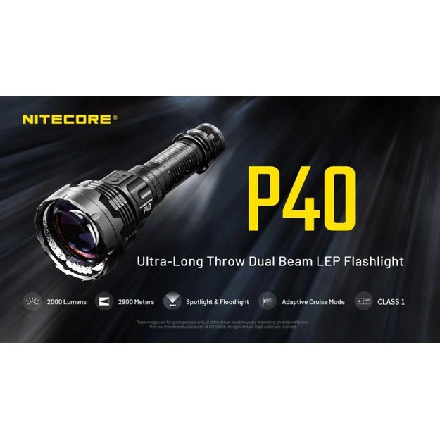 Лазерный фонарик Nitecore P40 LEP