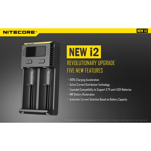 Зарядное устройство Nitecore NEW i2